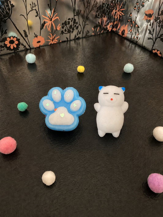 💙 Pack Patte bleu & chat blanc