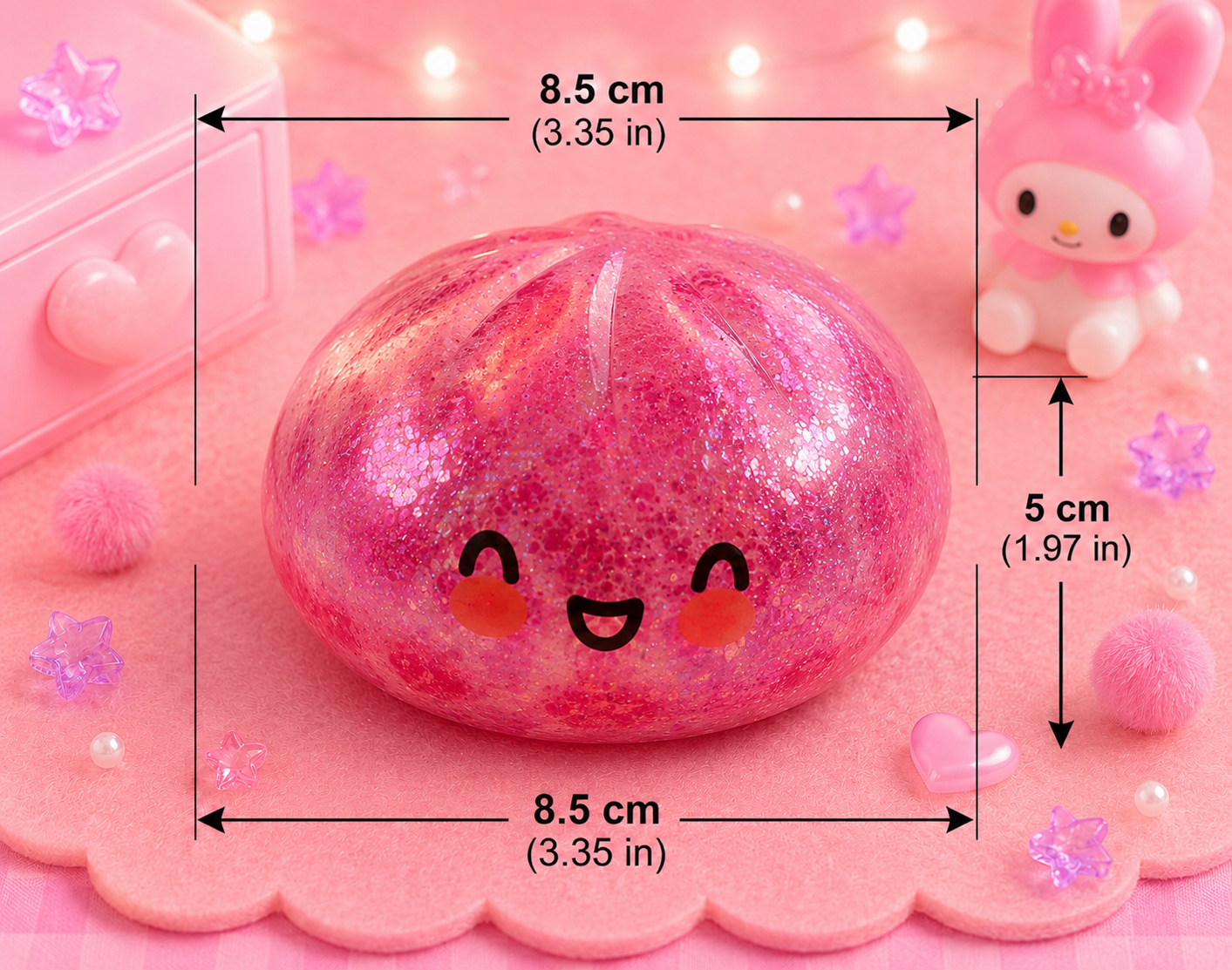Jouet anti-stress Dumpling Squishy Orbeez CLADEA
