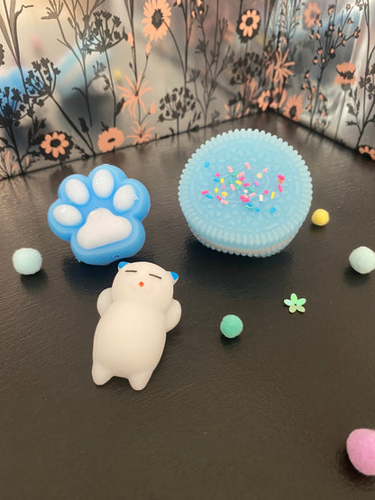 🍪Pack duo Bleu & chat blanc