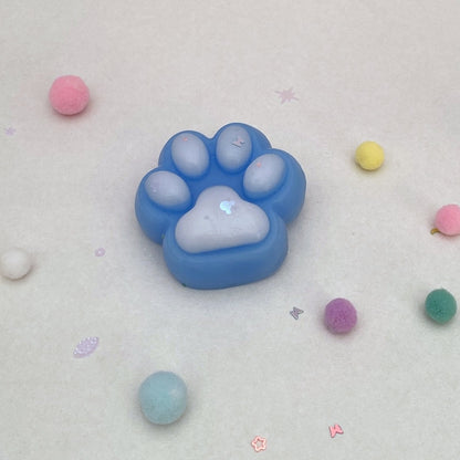 Squishy patte de chat bleue kawaii CLADEA
